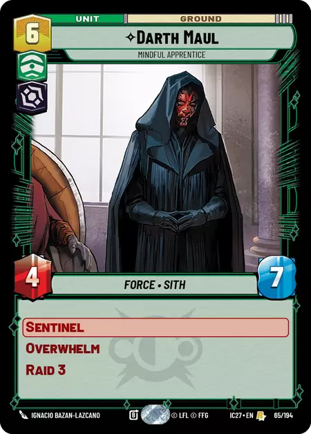 Darth Maul — Mindful Apprentice